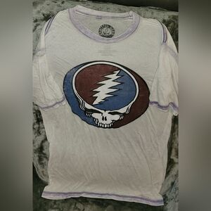 Grateful Dead "Steal Your Face" |BurnoutTee|UltraSoft Semi-Sheer|Graphic T-Shirt